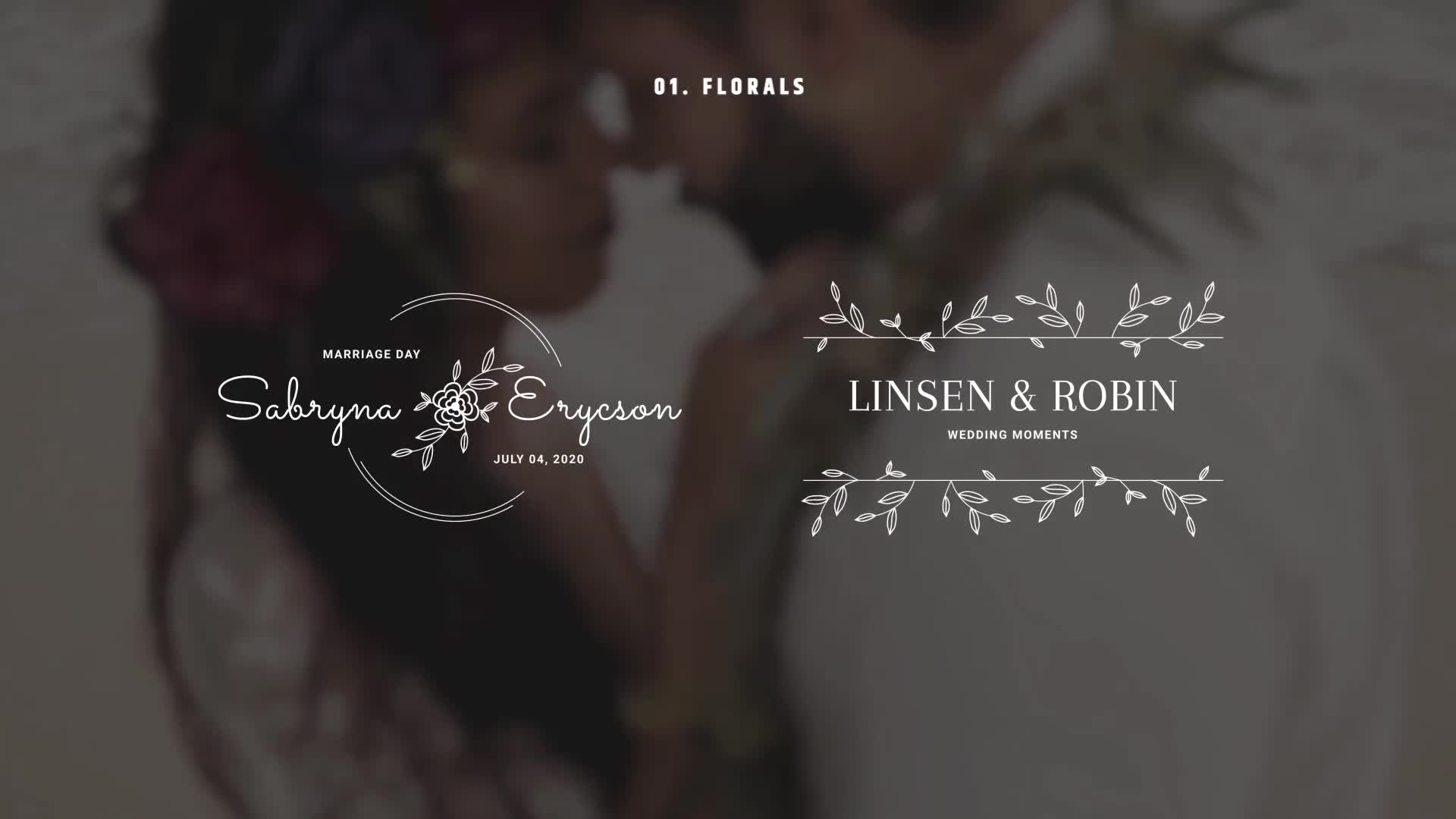 Wedding Titles for After Effects Videohive 24973808 After Effects Image 2