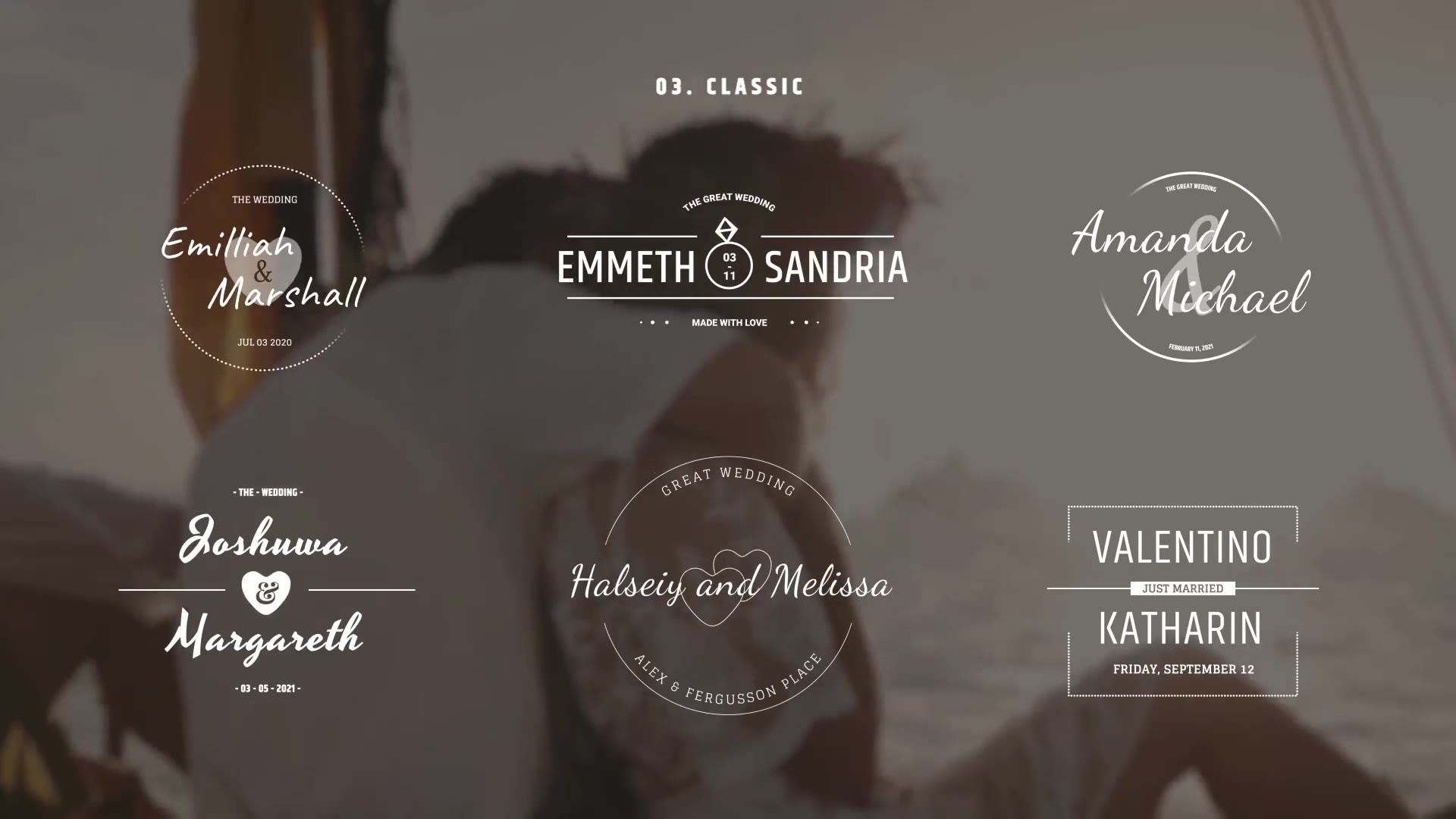 Wedding Titles for After Effects Videohive 24973808 After Effects Image 4