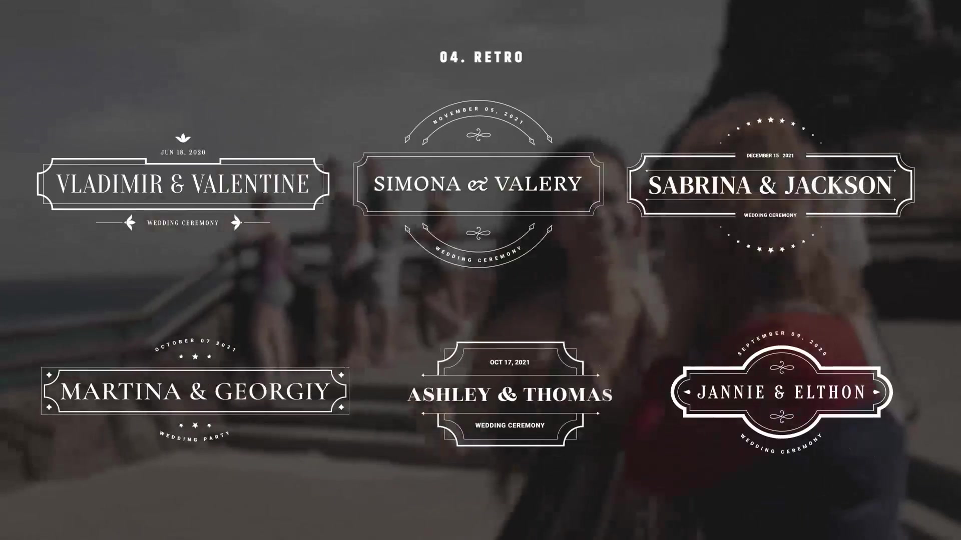 Wedding Titles for After Effects Videohive 24973808 After Effects Image 5