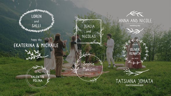 Wedding Titles Pack - 38188591 Download Videohive