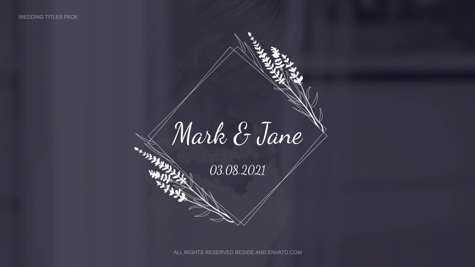 Wedding Titles Pack | AE Videohive 34487529 After Effects Image 10