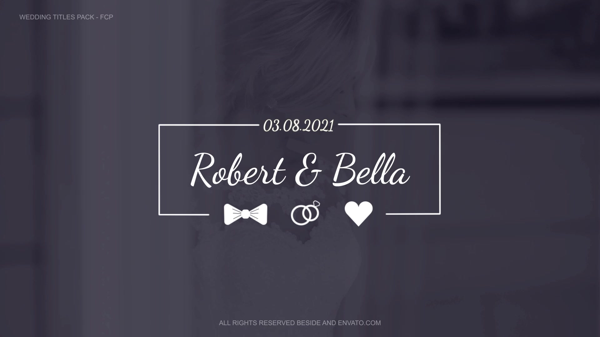 Wedding Titles Pack | FCP Videohive 34756059 Apple Motion Image 10