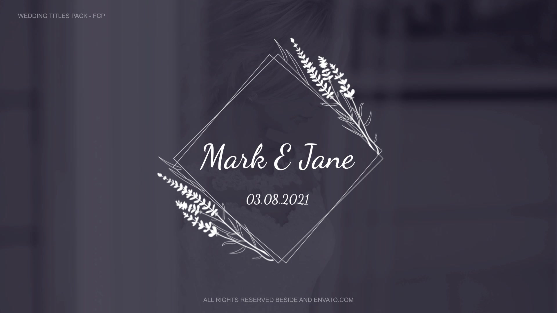 Wedding Titles Pack | FCP Videohive 34756059 Apple Motion Image 11