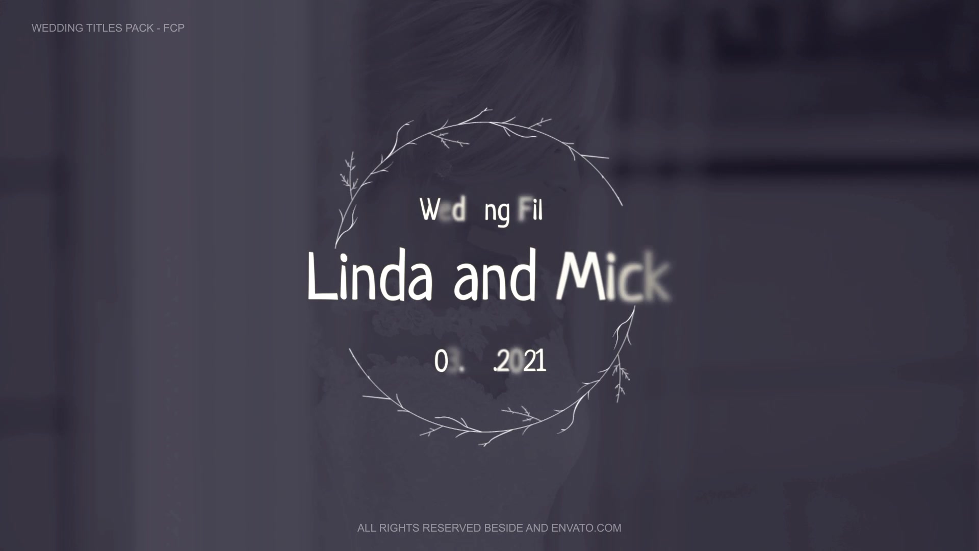 Wedding Titles Pack | FCP Videohive 34756059 Apple Motion Image 9
