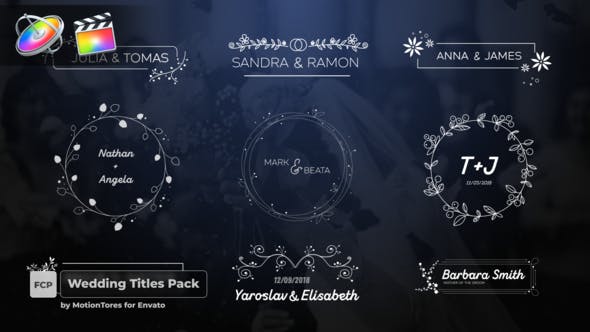 Wedding Titles Pack \ FCPX - Download 27046215 Videohive