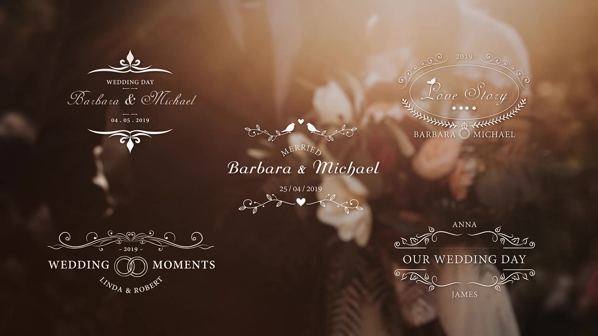 Wedding Titles Videohive 23506580 After Effects Image 5
