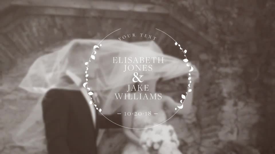 Wedding Titles Videohive 39176020 After Effects Image 1