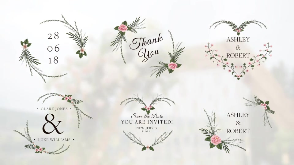 Wedding Titles Videohive 39176020 After Effects Image 10