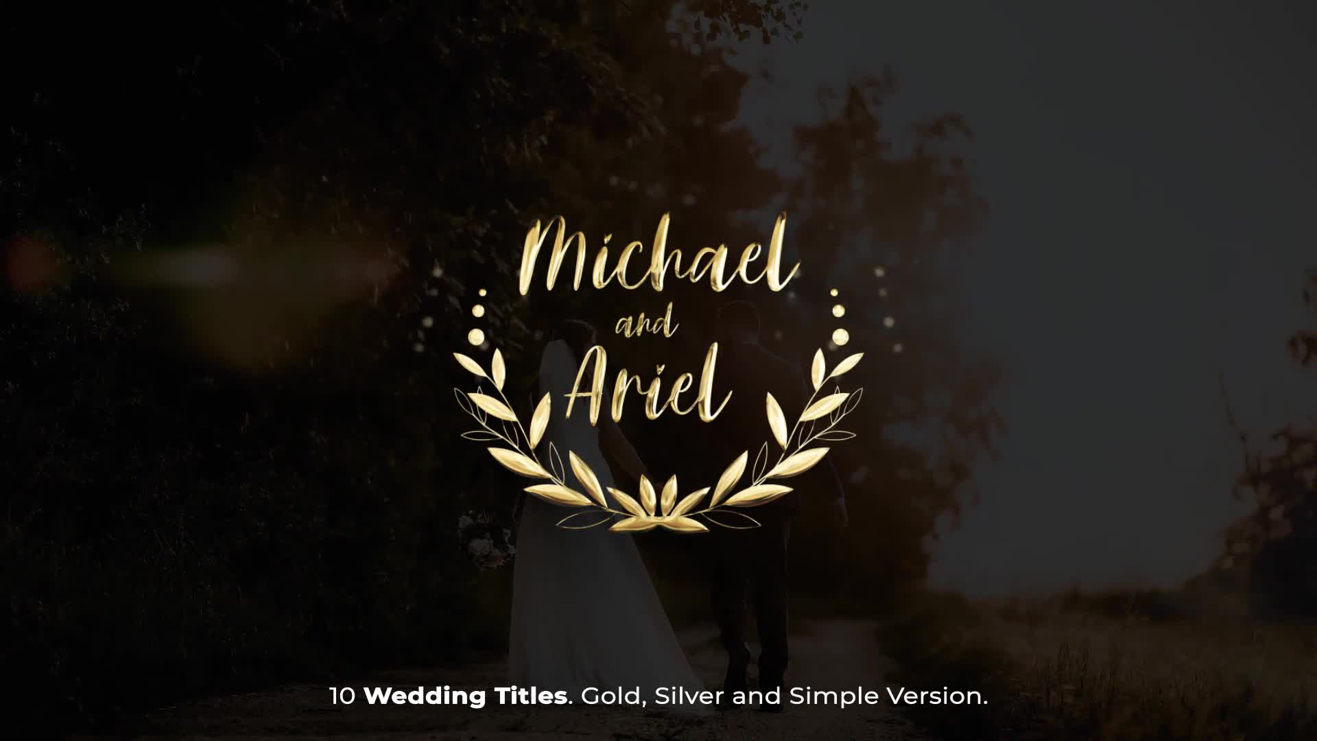 Wedding Titles Videohive 35835681 After Effects Image 1