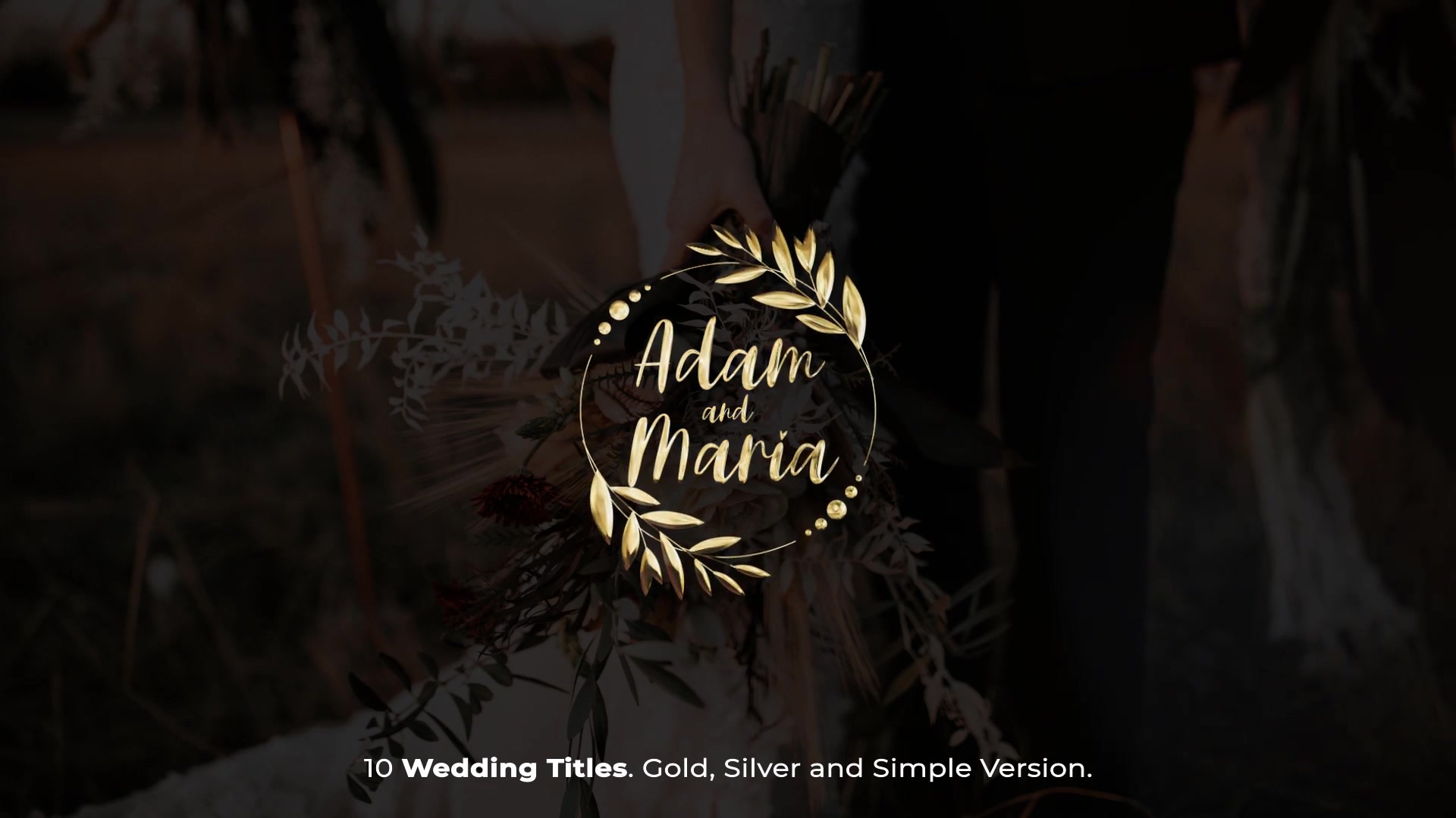 Wedding Titles Videohive 35835681 After Effects Image 10