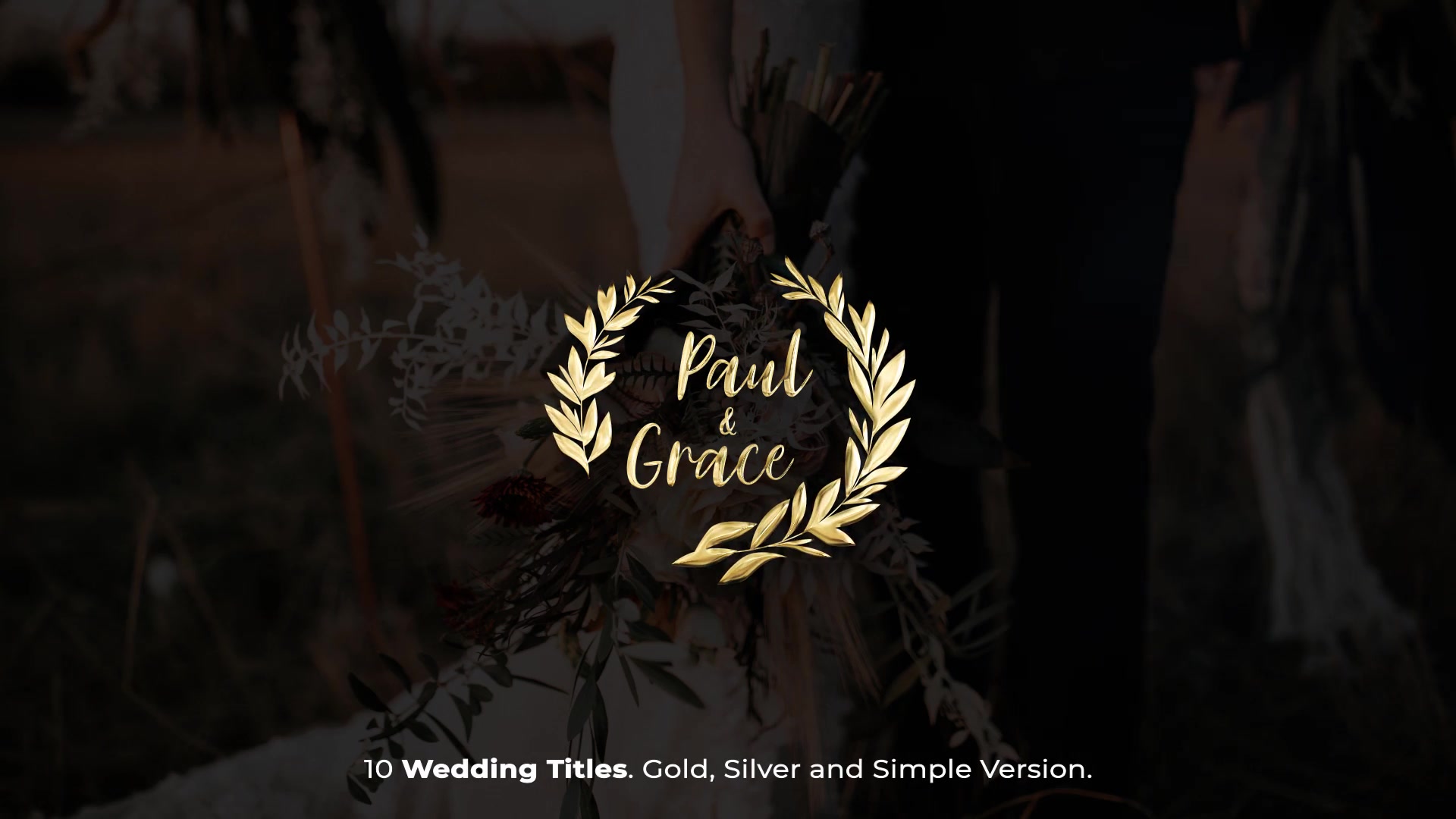 Wedding Titles Videohive 35835681 After Effects Image 4