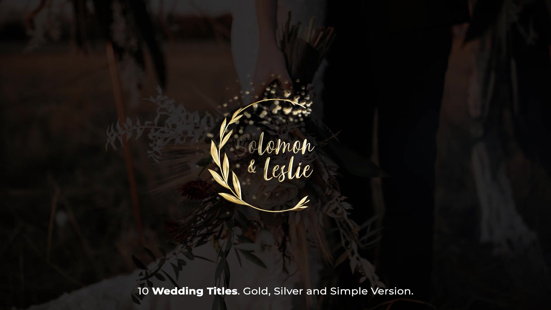 Wedding Titles Videohive 35835681 After Effects Image 8