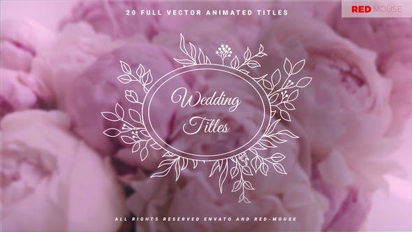 Wedding Titles - Videohive Download 37848428