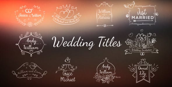 Wedding/Romantic Titles - 20702154 Videohive Download