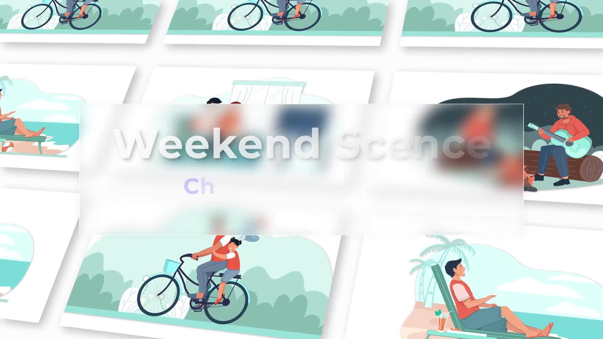 Weekend Explainer And Animation Scene Videohive 36863896 After Effects Image 1