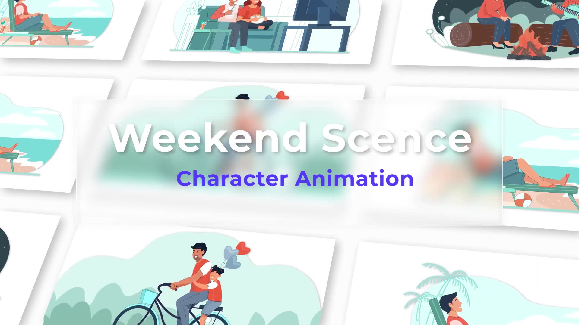 Weekend Explainer And Animation Scene Videohive 36863896 After Effects Image 2