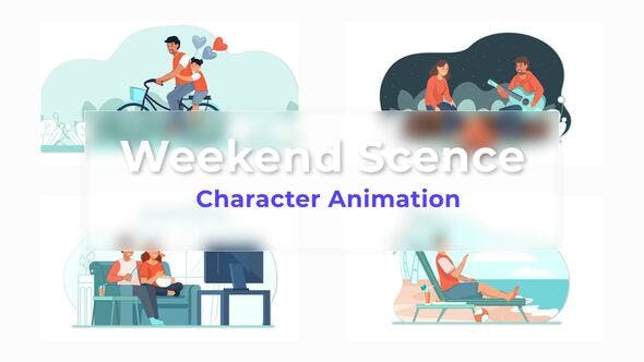 Weekend Explainer And Animation Scene - 36863896 Videohive Download