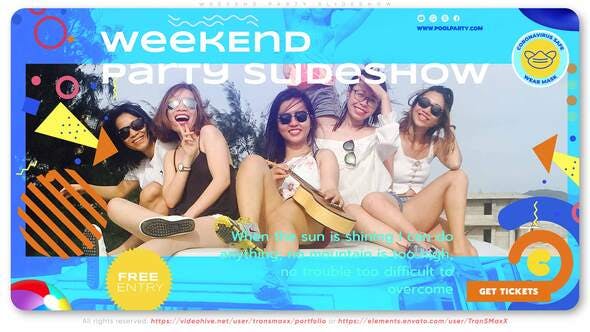 Weekend Party Slideshow - Download Videohive 33173682