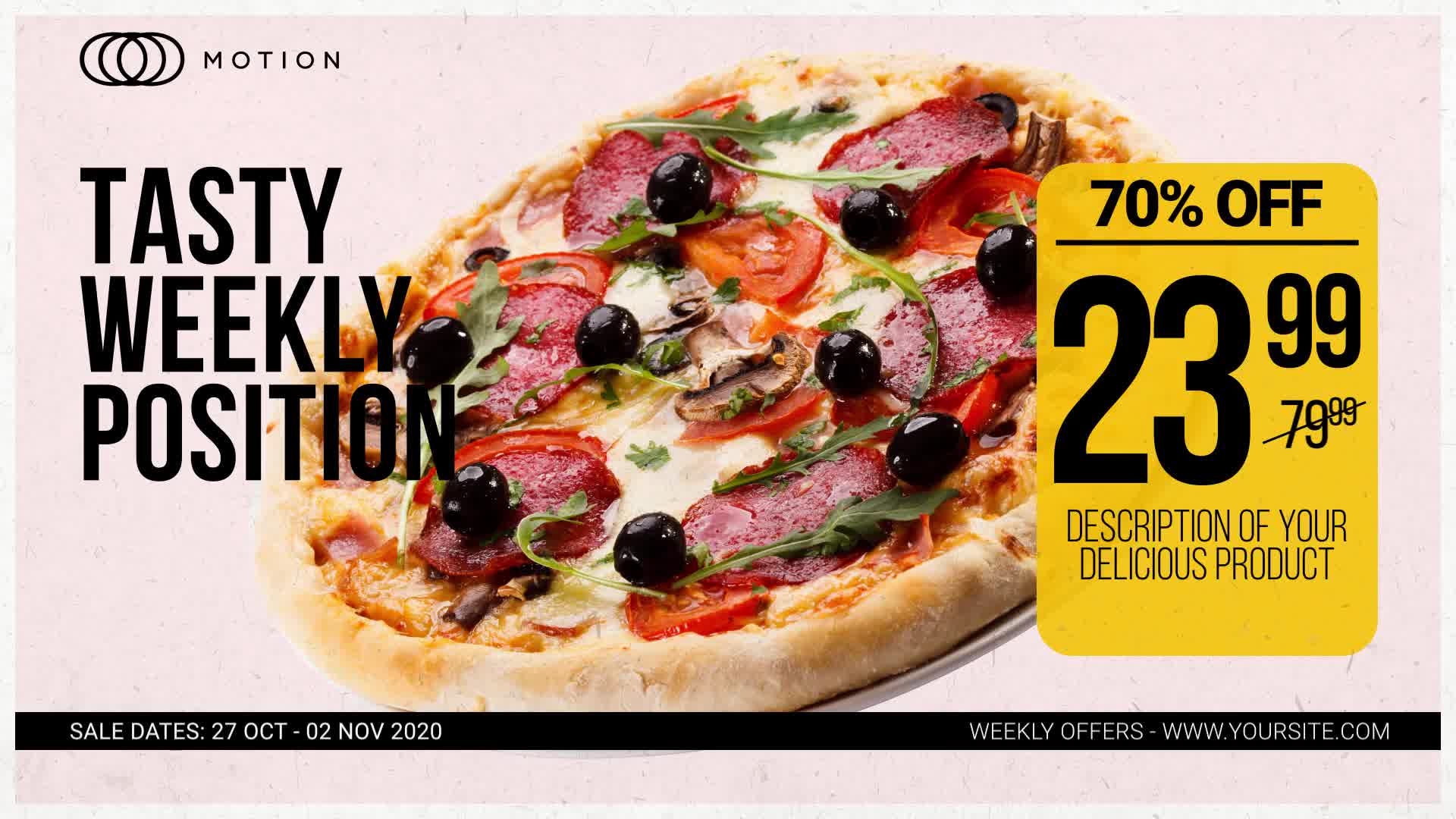 Weekly Ad Food Online Promo Videohive 28882684 After Effects Image 9