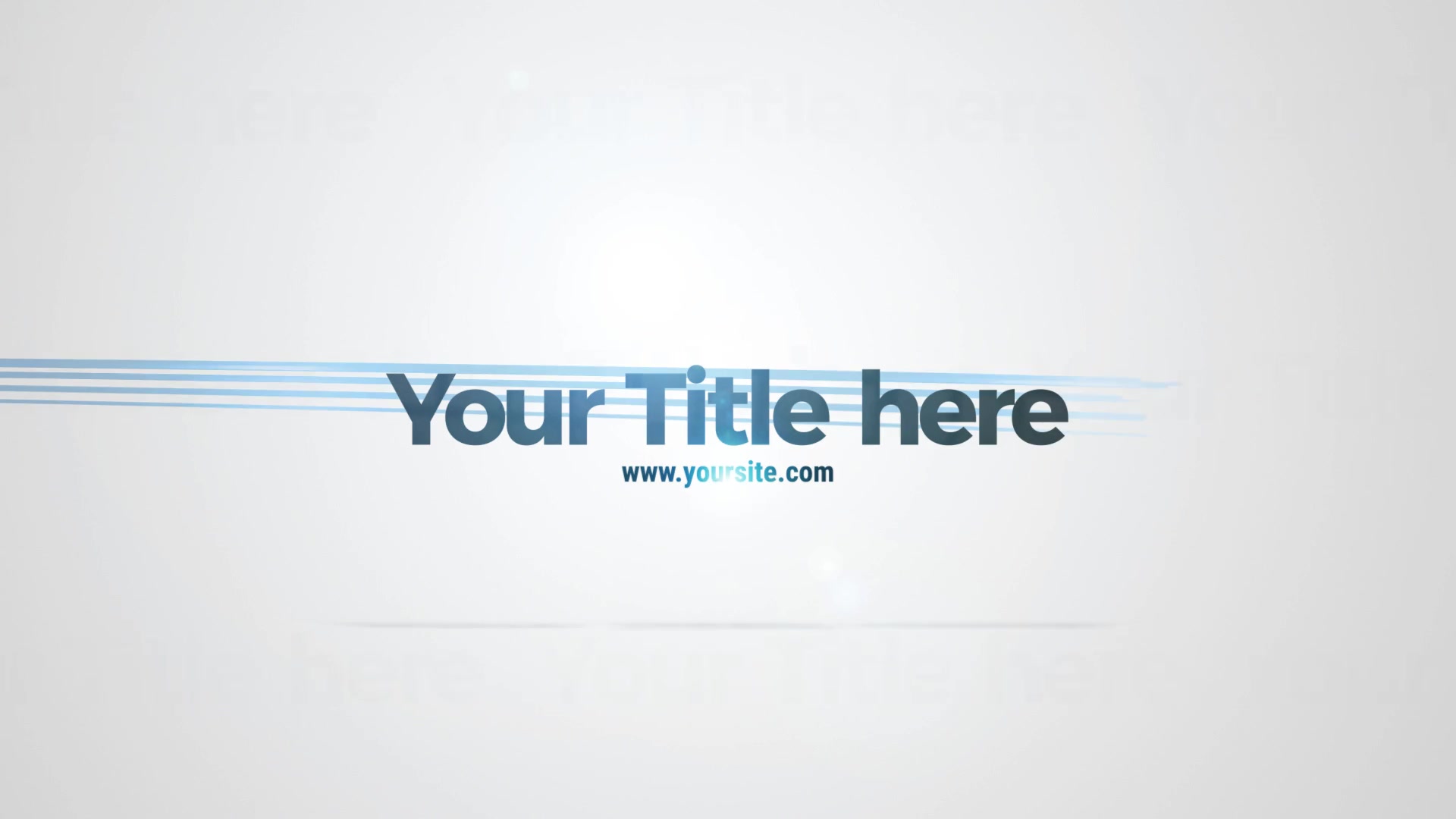 Welcome Title - Download Videohive 22497547