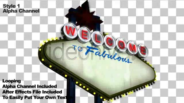 Welcome to Fabulous Generic Las Vegas Sign + Alpha - Download Videohive 860100