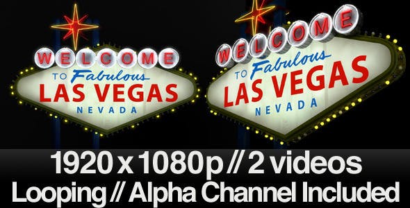Welcome to the Fabulous Las Vegas Sign + Alpha  - Videohive 859785 Download