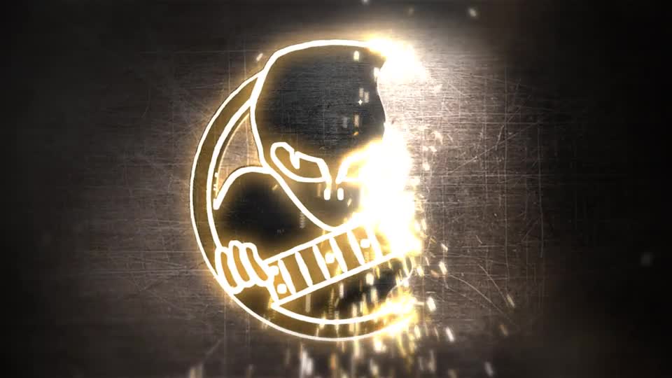 Welding Logo Reveal with Sparks - Download Videohive 19335899