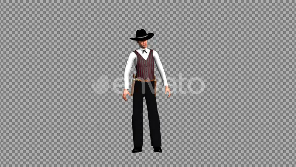 Western Cowboy Ready For Duel - Download Videohive 21995274