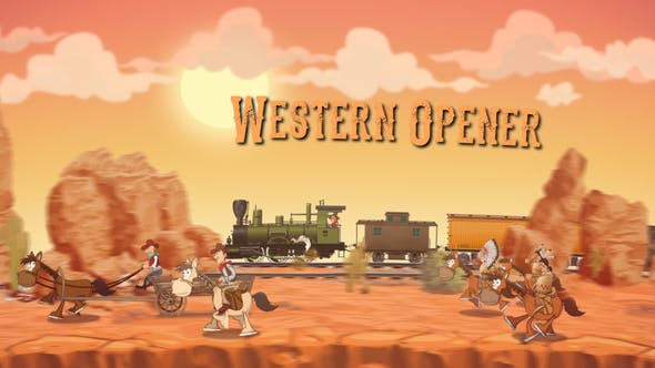 Western Opener | After Effects Template - Videohive 22635468 Download