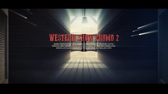 Western Show Promo V2 - Download 24132731 Videohive