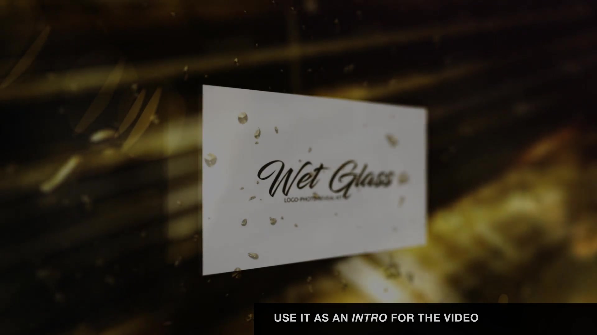 Wet Glass | Logo Photo Reveal Kit Videohive 20144582 After Effects Image 9