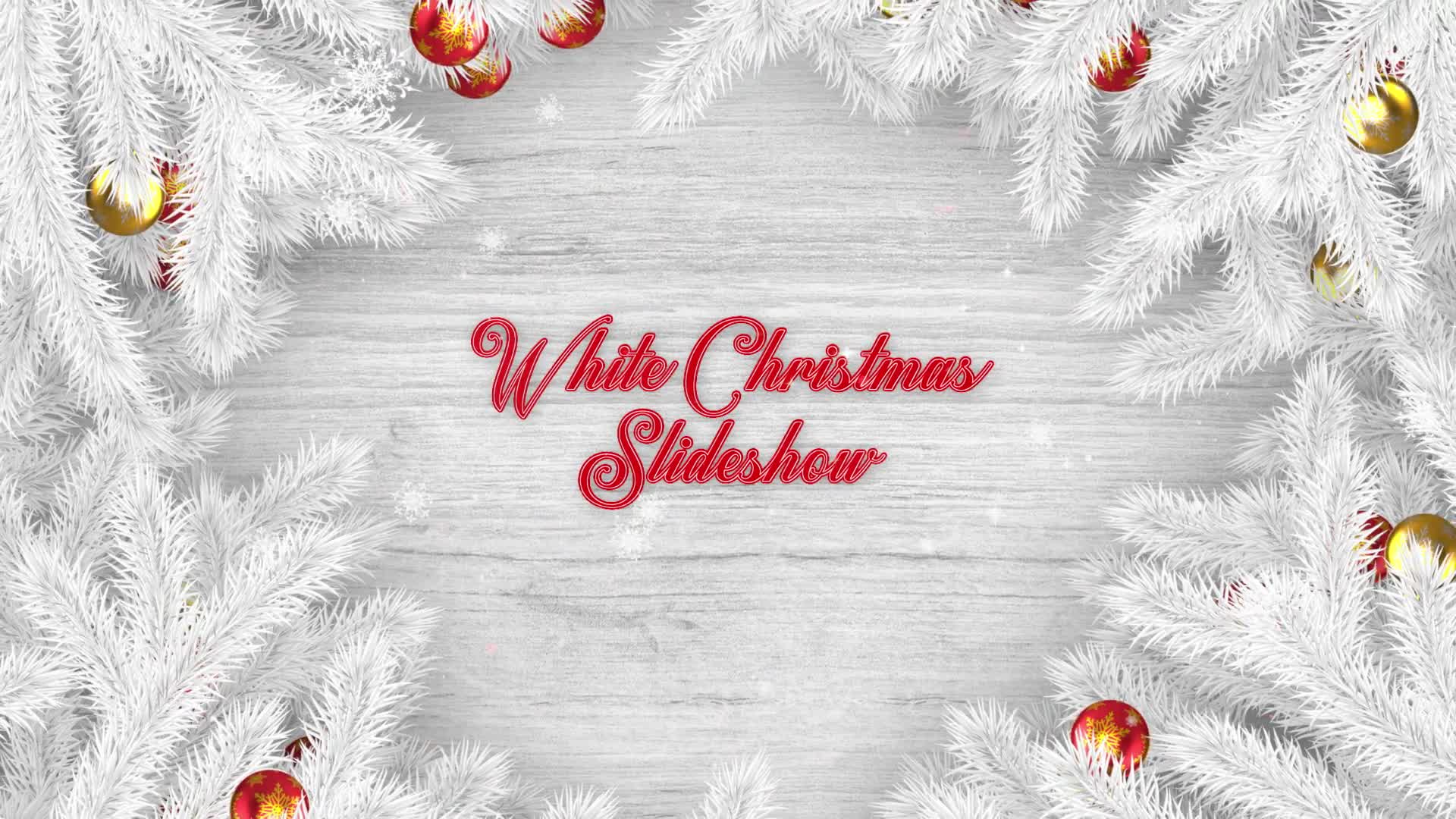 White Christmas Slideshow Apple Motion Videohive 29516731 Apple Motion Image 1