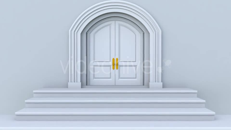 White Door Opening - Download Videohive 15846113