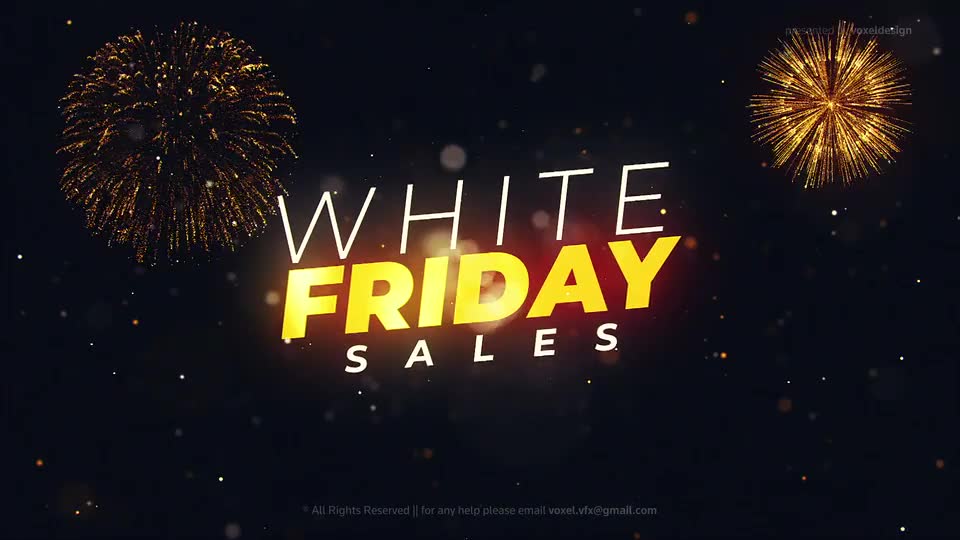 White Friday Sales Opener Videohive 29405202 After Effects Image 2