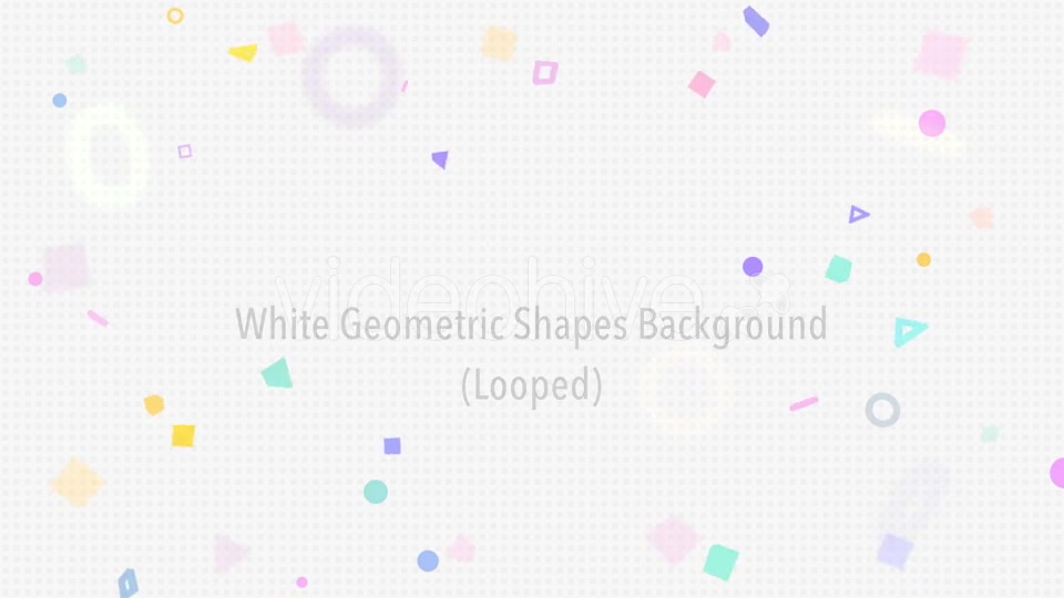 White Geometric Shapes Background - Download Videohive 20610581