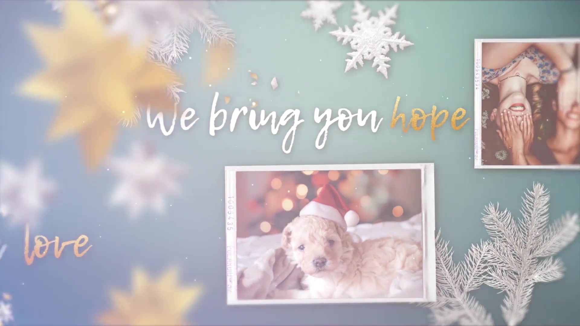 White & Gold Christmas Slideshow Videohive 22835869 After Effects Image 5
