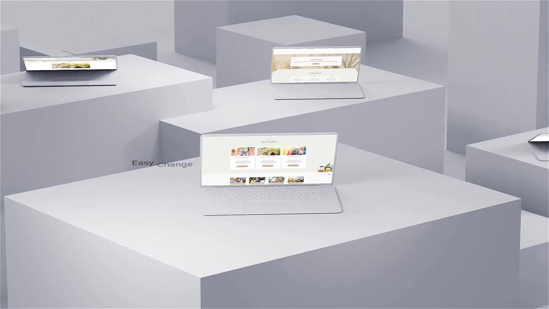 White Laptop Mockup Videohive 36557011 After Effects Image 2