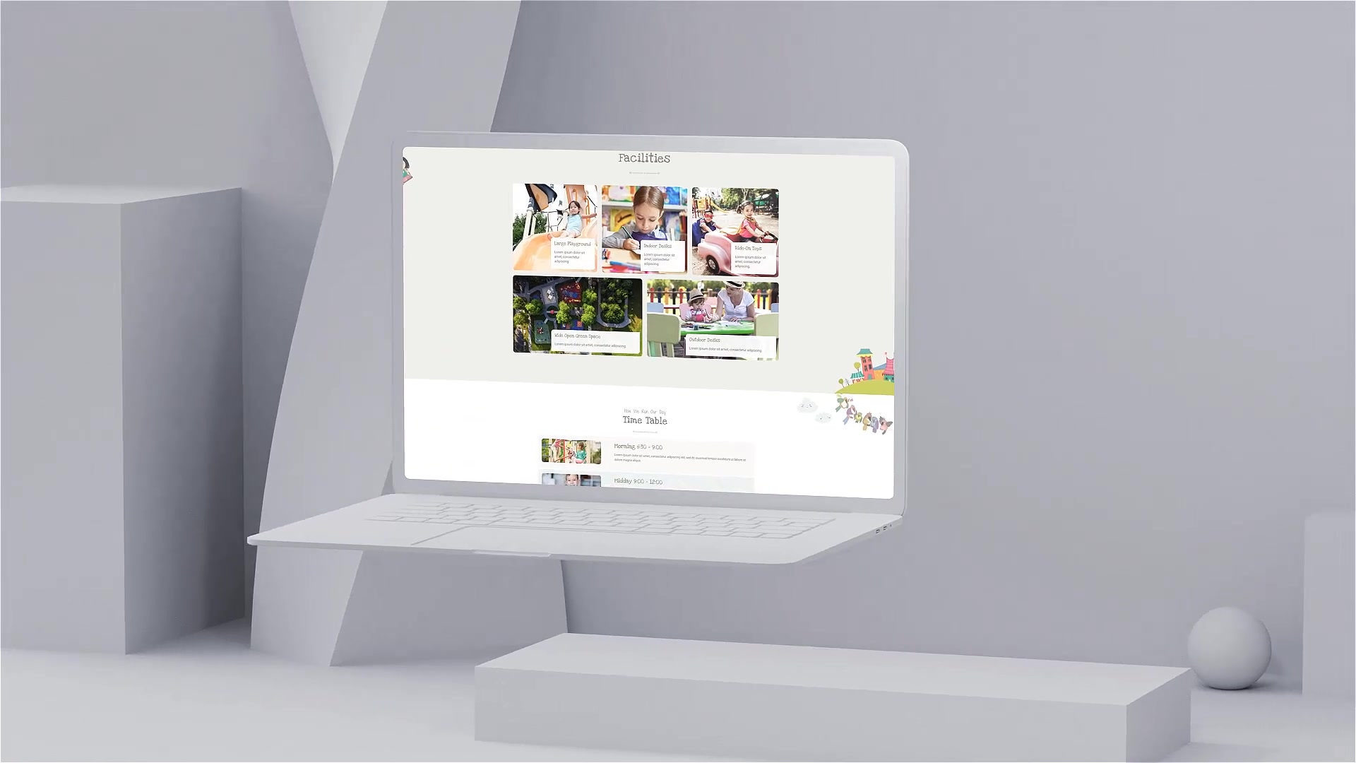White Laptop Mockup Videohive 36557011 After Effects Image 4