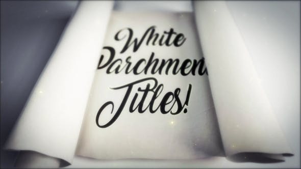 White Scroll Titles - Download 27547859 Videohive