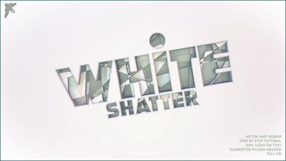 White Shatter Logo - Download 26141371 Videohive