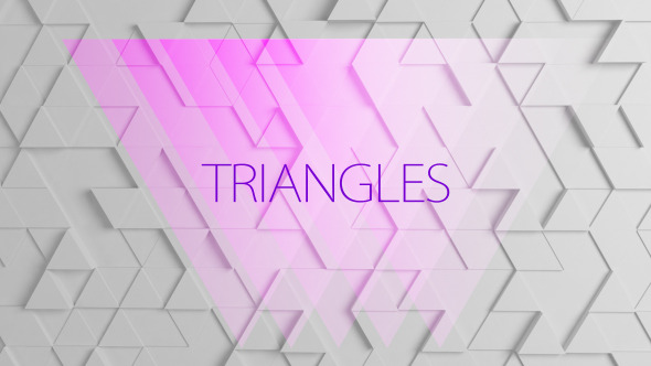 White Triangles Background - Download Videohive 12894199