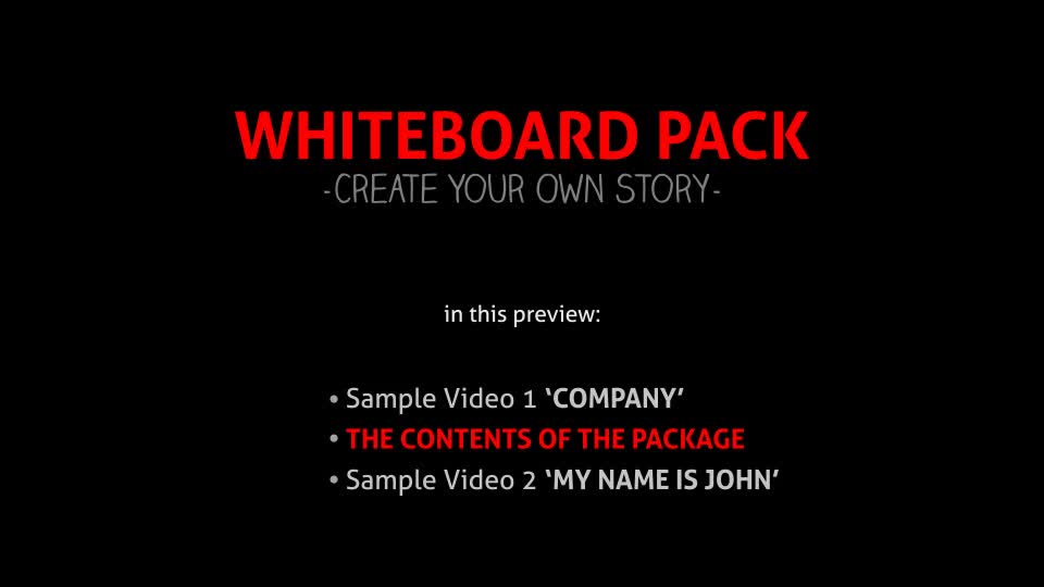 Whiteboard Animation Pack - Download Videohive 6783641