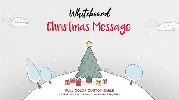 Whiteboard Christmas Message - Download Videohive 34752773