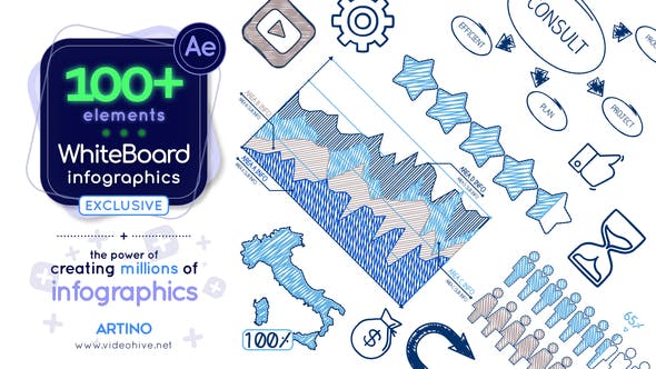 Whiteboard Infographic - 35615270 Download Videohive