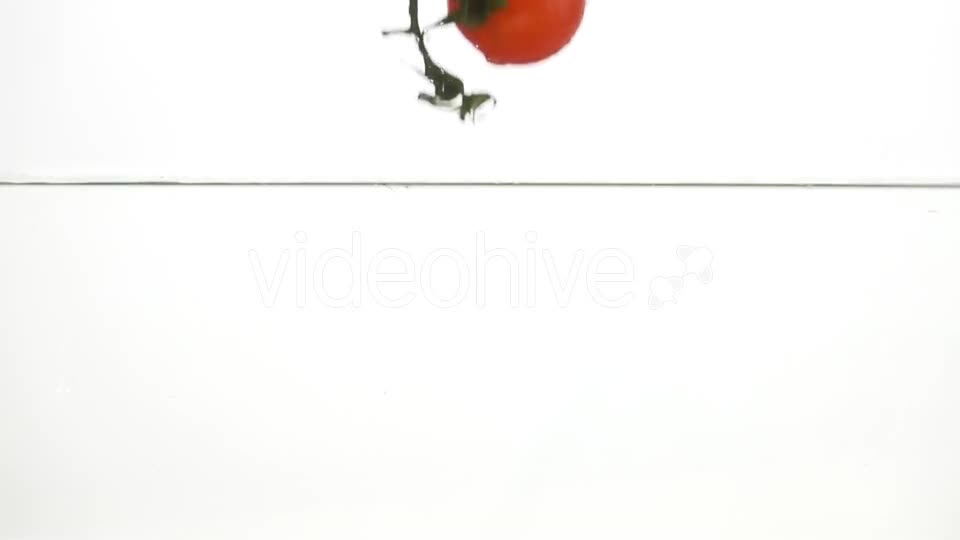 Whole Tomatoes Falling Through Water. - Download Videohive 19450525