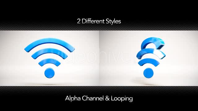 WiFi Wireless Internet Symbol Videohive 11024641 Motion Graphics Image 1