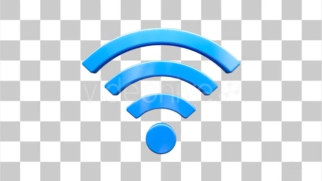 WiFi Wireless Internet Symbol Videohive 11024641 Motion Graphics Image 11