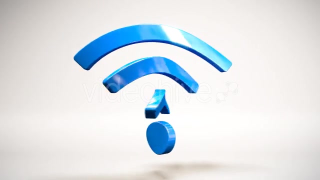 WiFi Wireless Internet Symbol Videohive 11024641 Motion Graphics Image 3