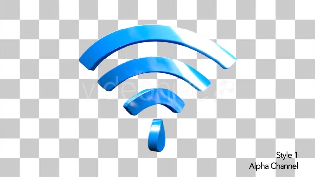 WiFi Wireless Internet Symbol Videohive 11024641 Motion Graphics Image 7