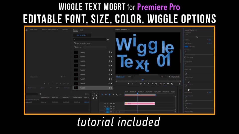 Wiggle Text for Premiere Pro Videohive 35291340 Premiere Pro Image 11